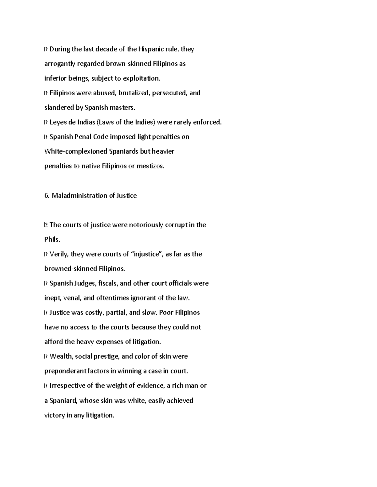 Rizal 4 - During the last decade of the Hispanic rule, they arrogantly ...