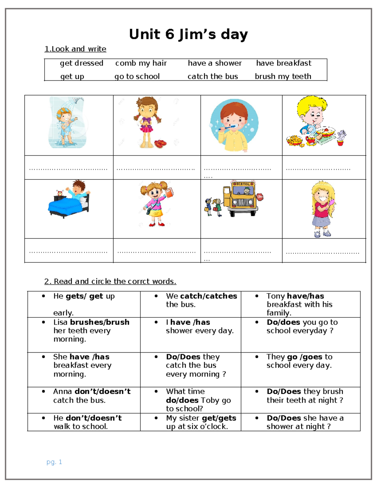 BT Bổ trợ Family AND Friends Special Edition Grade 4 Unit 6 - 1 and ...