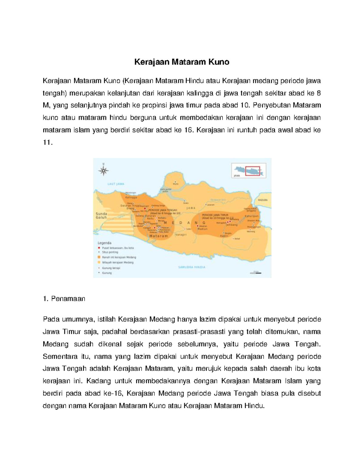 Kerajaan+Mataram+Kuno - Kerajaan Mataram Kuno Kerajaan Mataram Kuno ...