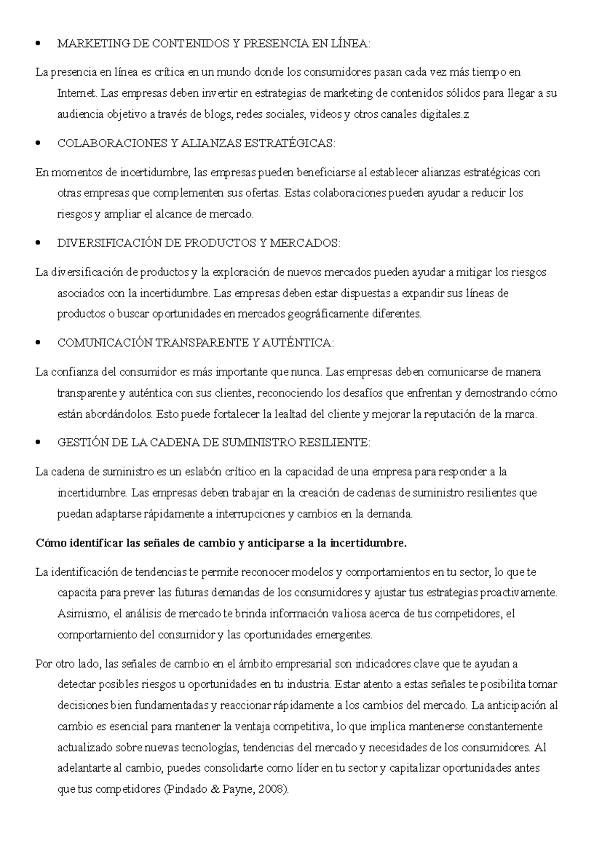 Estrategias de marketing para enfrentar la incertidumbre y los cambios ...