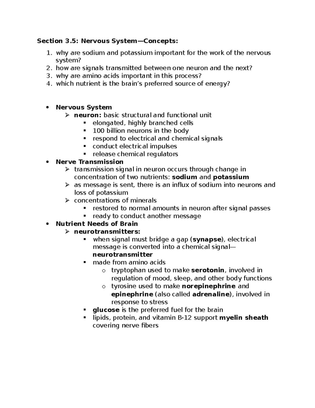 NTS Ch 3 Section 5 - Lecture notes from Intro to Nutrition and Foods ...