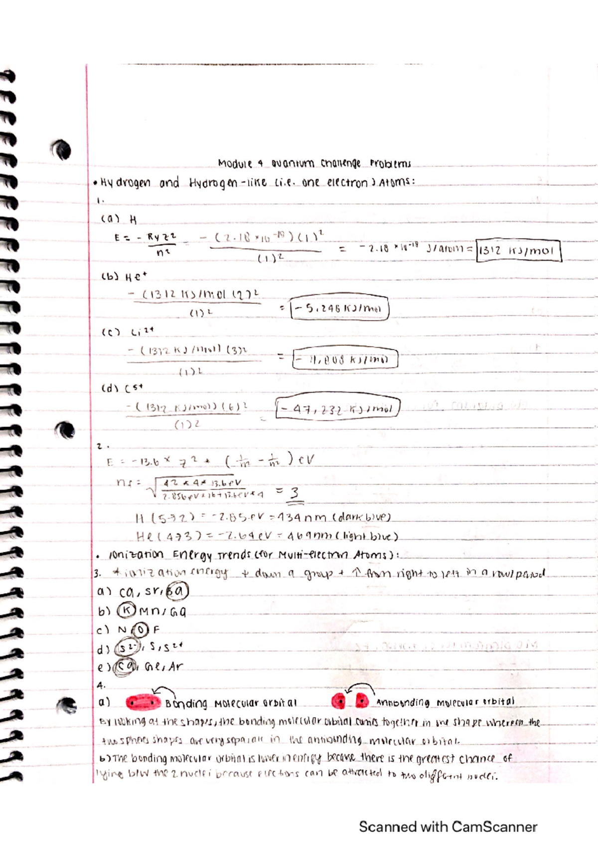 CHEM 1A Midterm Study Guide Quantum PREP - CHEM 1A - Studocu