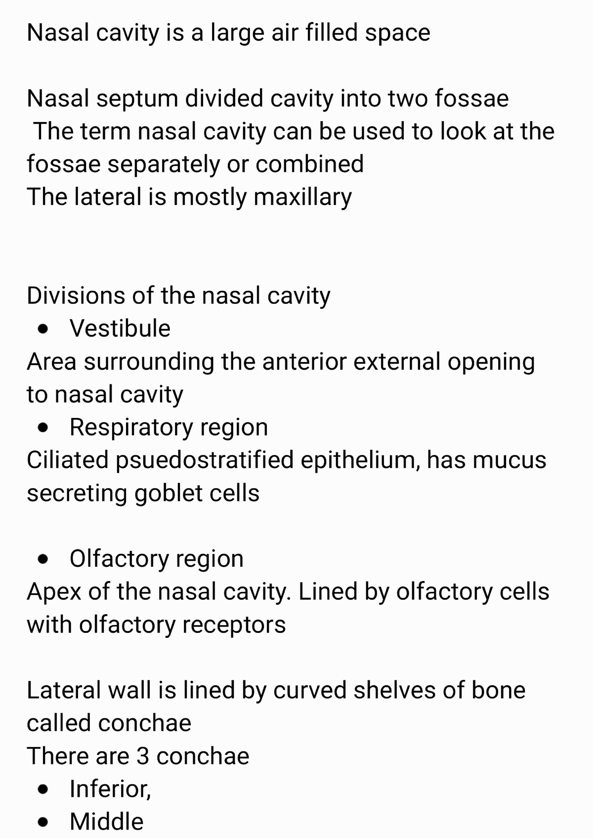 Nasal cavity anatomy 2002 24 084423 - MED520 - Studocu