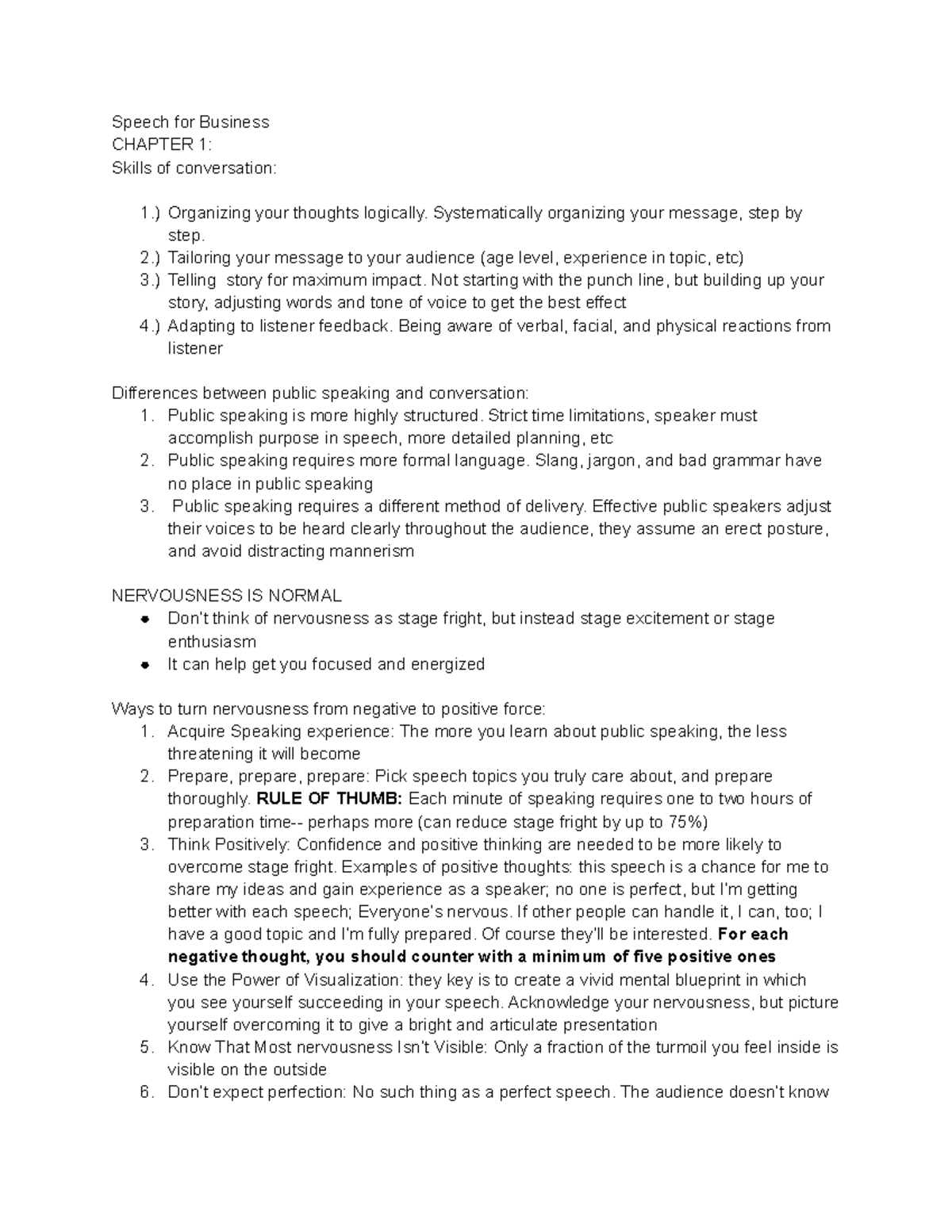 Speech for Business Module 2 - Speech for Business CHAPTER 1: Skills of ...
