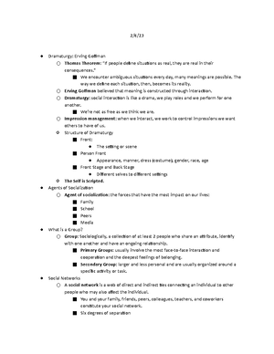 SOC 200 Ch.5 + 6 - Soc Ch.5+6 - SOC Ch + 6 Chapter 5 - Separate and ...
