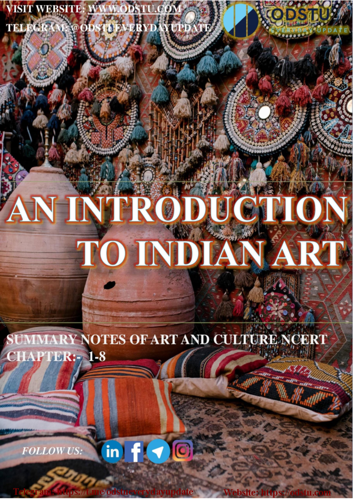 655276634 Art and Culture Ncert Notes - CONTENT CHAPTER: 1 ...