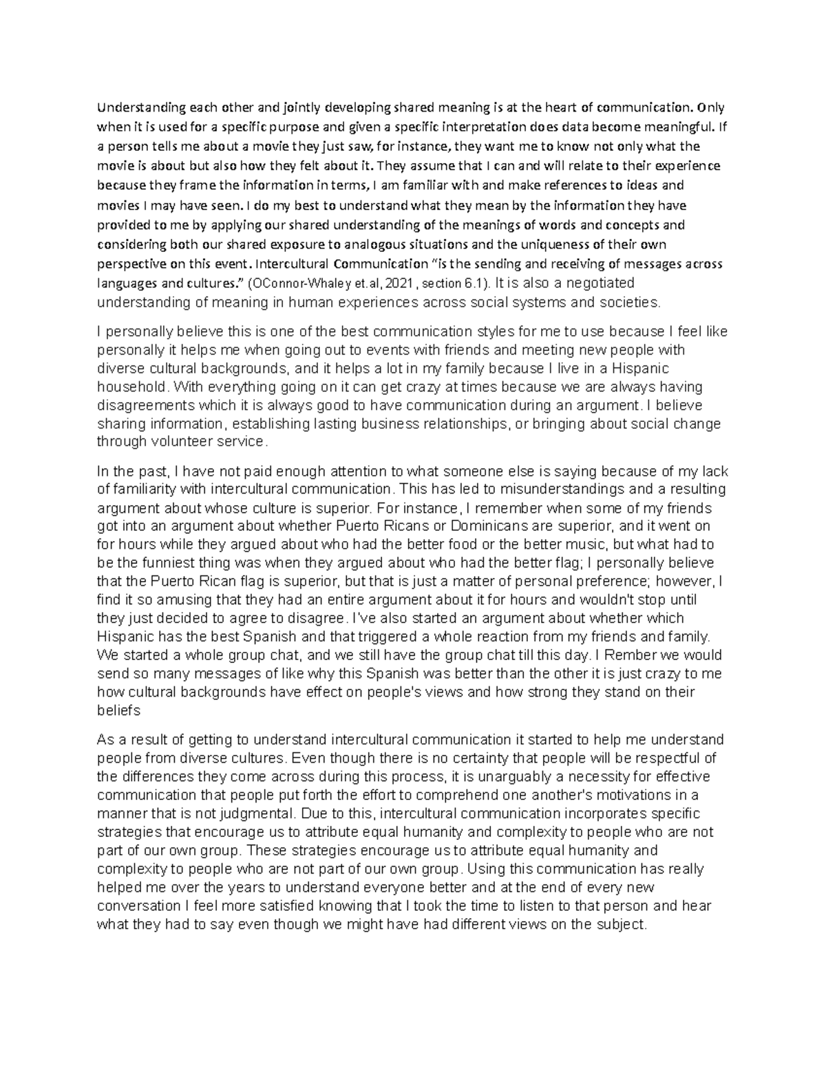 Reality check 23 GREAT ESSAY Understanding each other and jointly