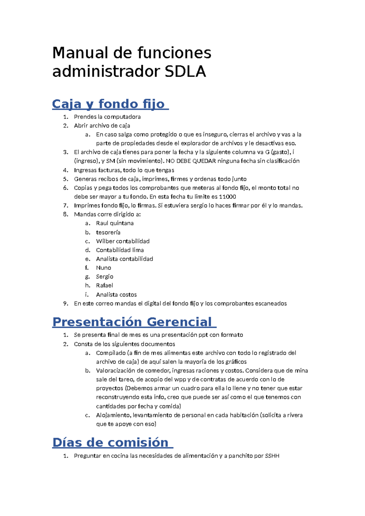 Manual de funciones administrador SDLA - Manual de funciones ...