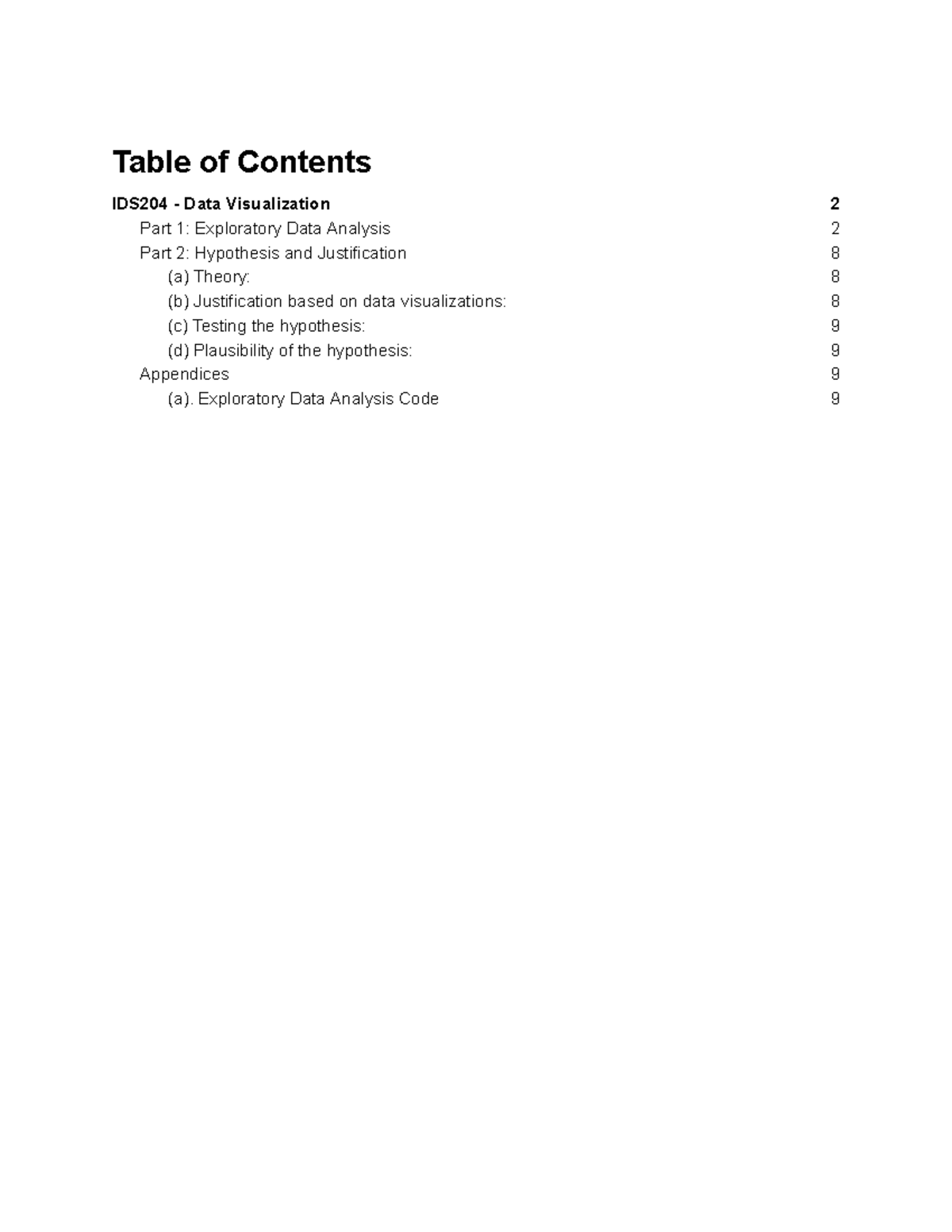 Gapminder EDA - Table of Contents IDS204 - Data Visualization Part 1 ...