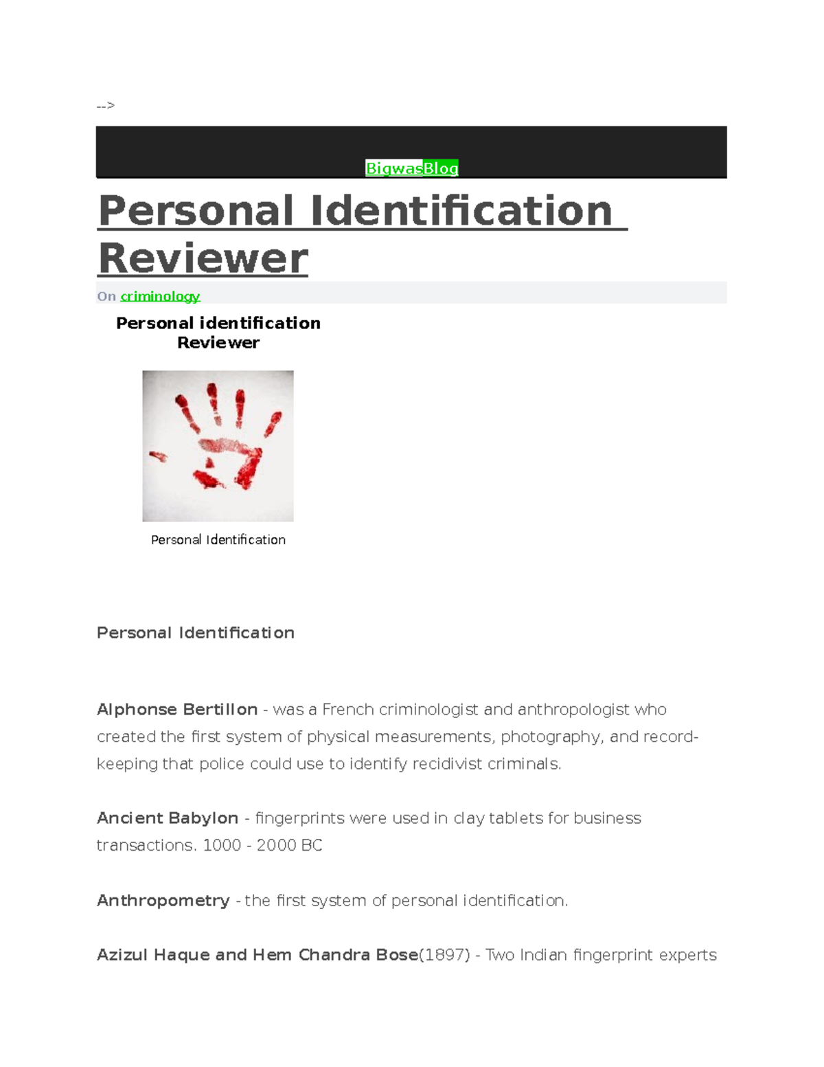 F2 - Reviewer -> BigwasBlog Personal Identification Reviewer On ...