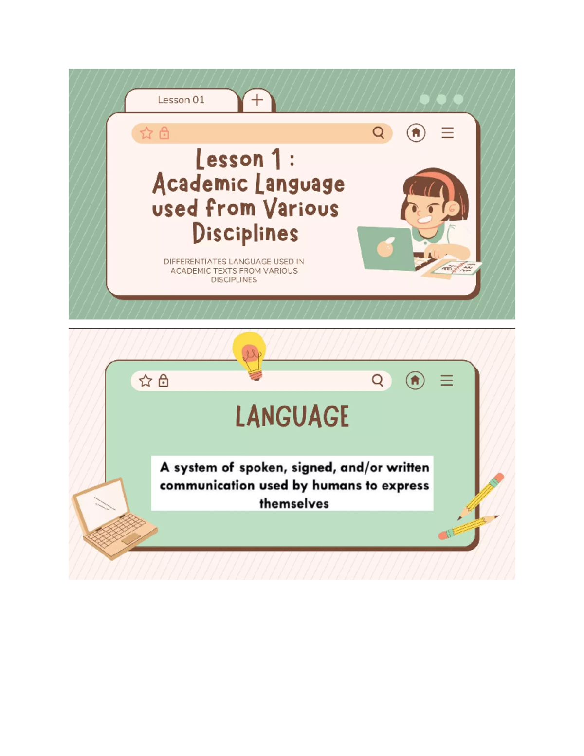 WEEK NO 02 EAPP 9 - SAMPLE - Bachelor of Secondary Education - Studocu