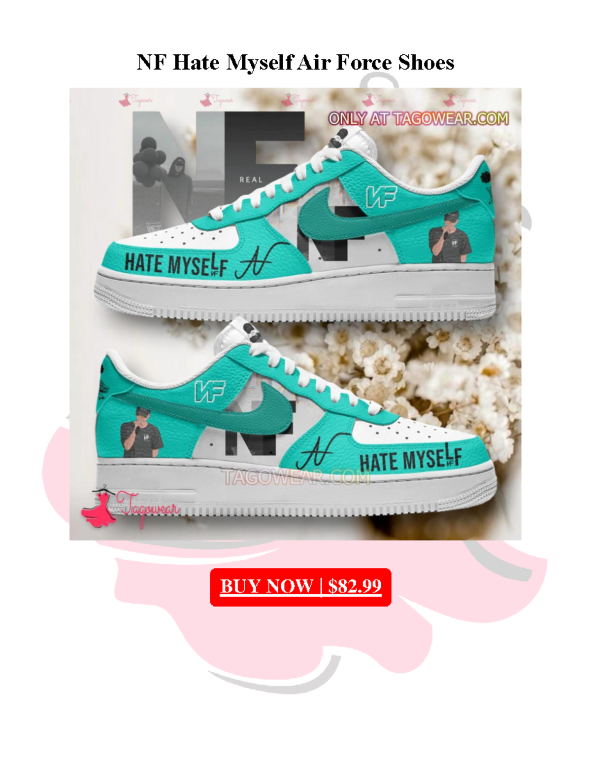 NF Hate Myself Air Force 1 Shoes - Stand Out with Expressive Style ...