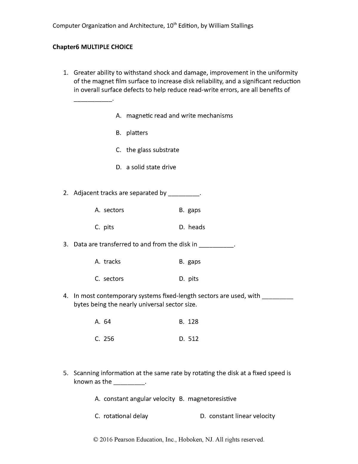 Chapter 6 Reviw - cea201 chap6 - Chapter6 MULTIPLE CHOICE Greater ...