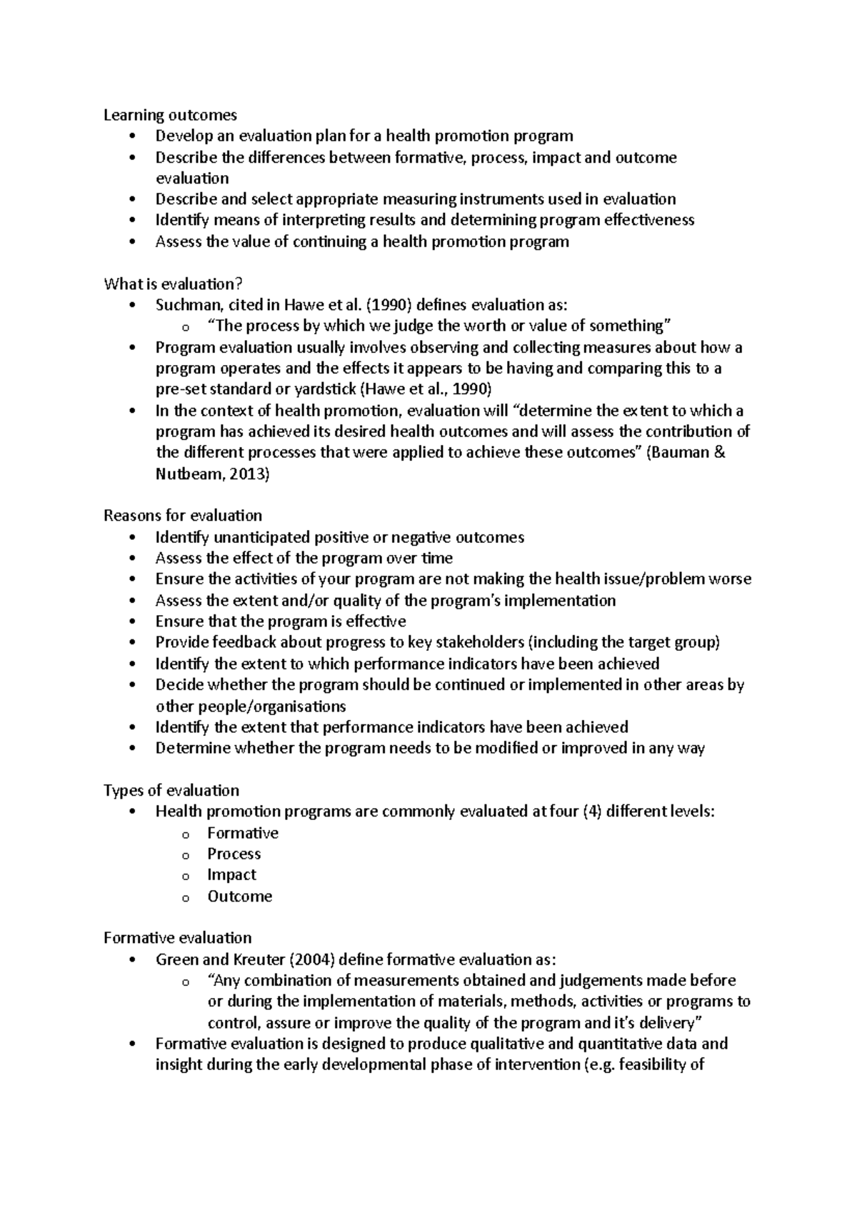 HS2403 - Module 11 - HS2402 - LECTURE NOTES - Learning outcomes Develop ...
