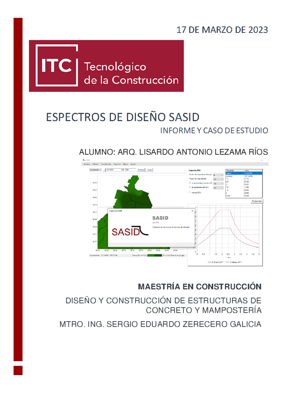 Sistema SASID PARE PREDISEÑO POR SISMO EN CDMX - MAESTRÍA EN ...