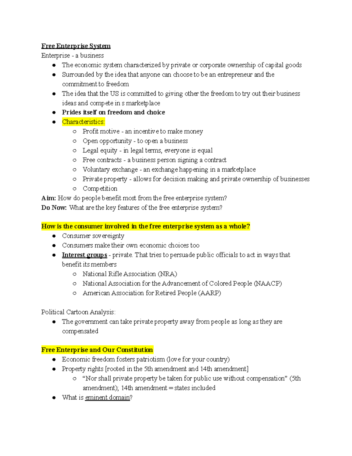 chapter-3-lecture-notes-free-enterprise-system-enterprise-a