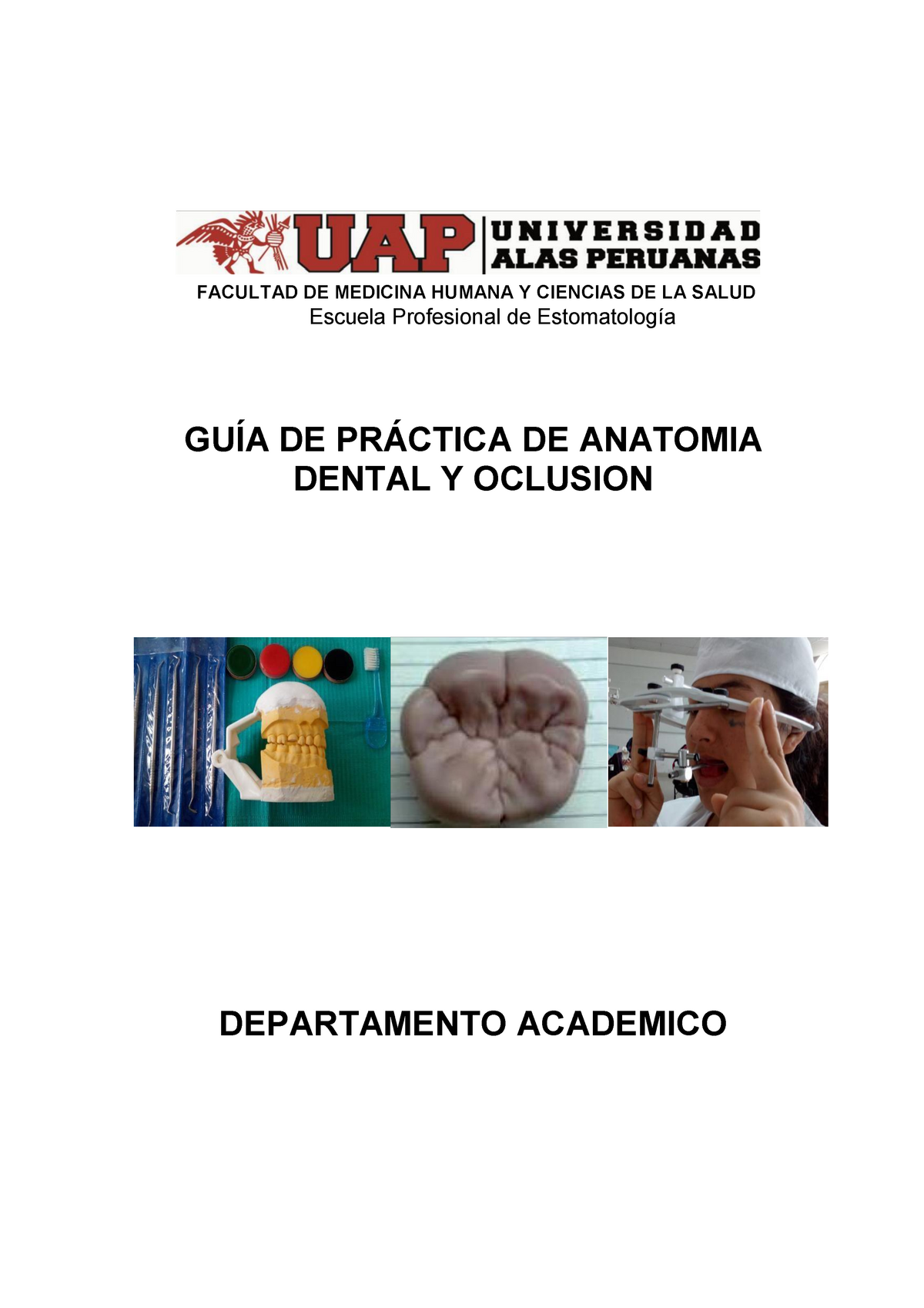 Guia - ............. - FACULTAD DE MEDICINA HUMANA Y CIENCIAS DE LA ...