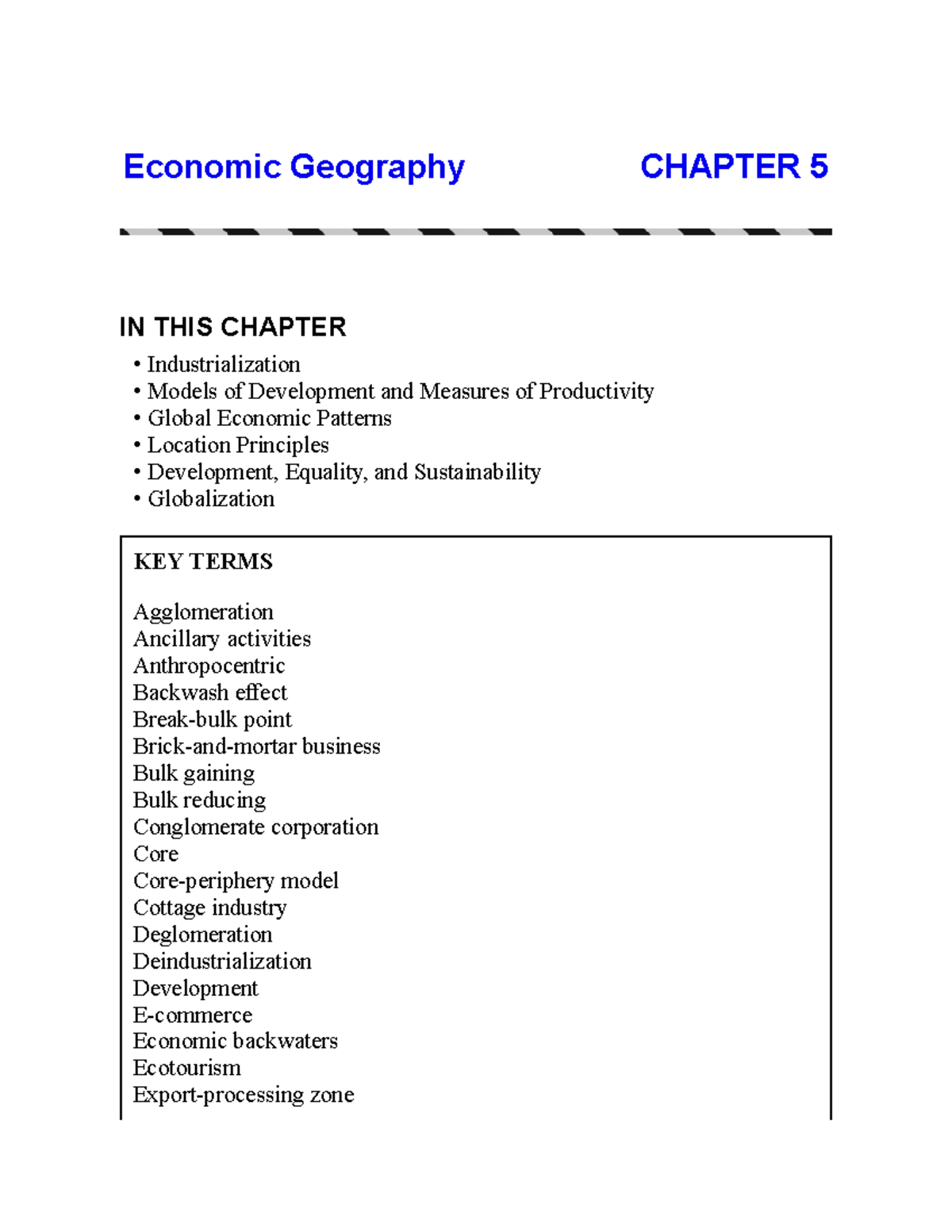 AP Human Geography (barron 4th ed)-Unit 05-412-472 - Economic Geography ...