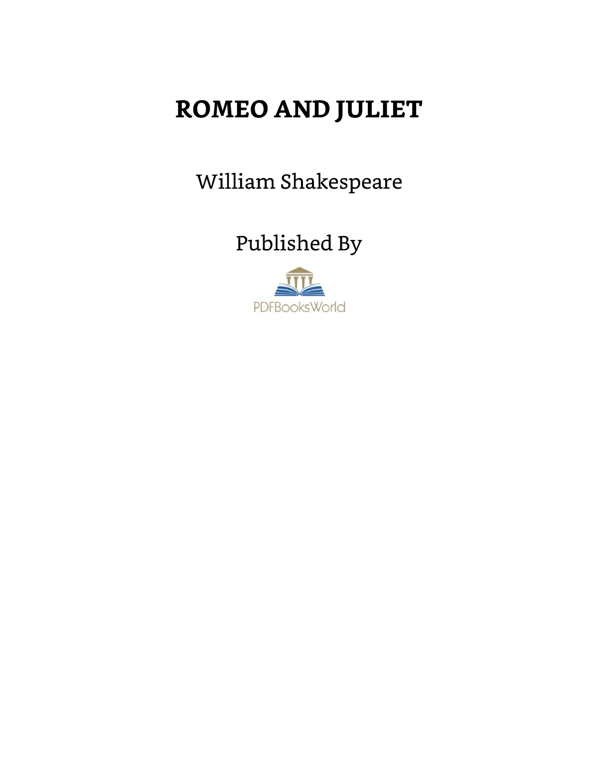 book report on romeo and juliet