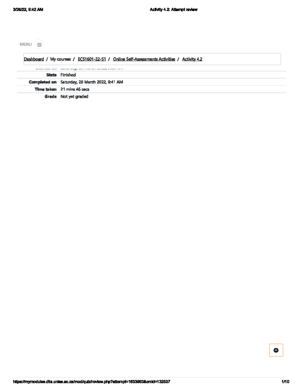 Activity 4 2 Answers Ecs1601 Studocu