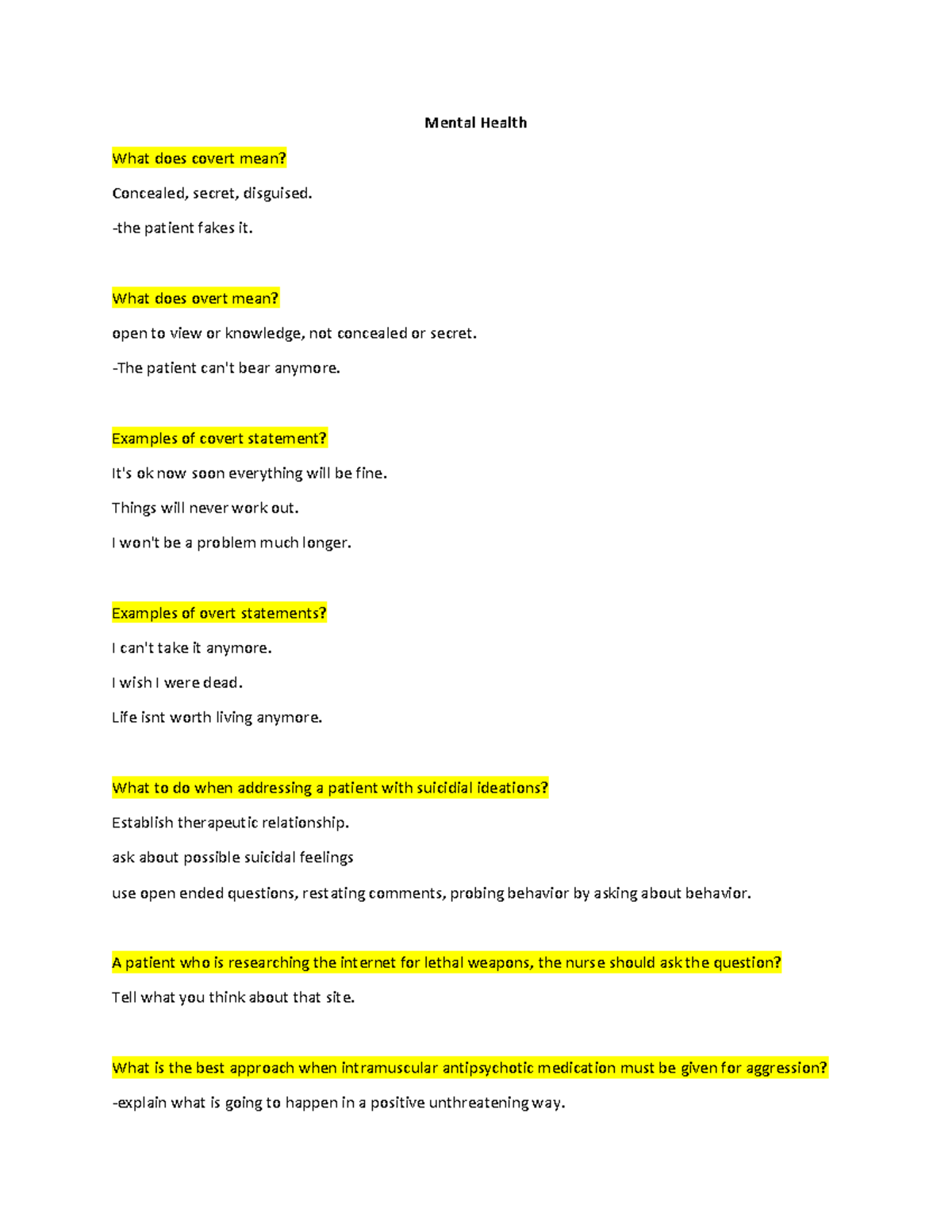 Mental Health Notes Warning TT Undefined Function 32 Mental Health What Does Covert Mean 