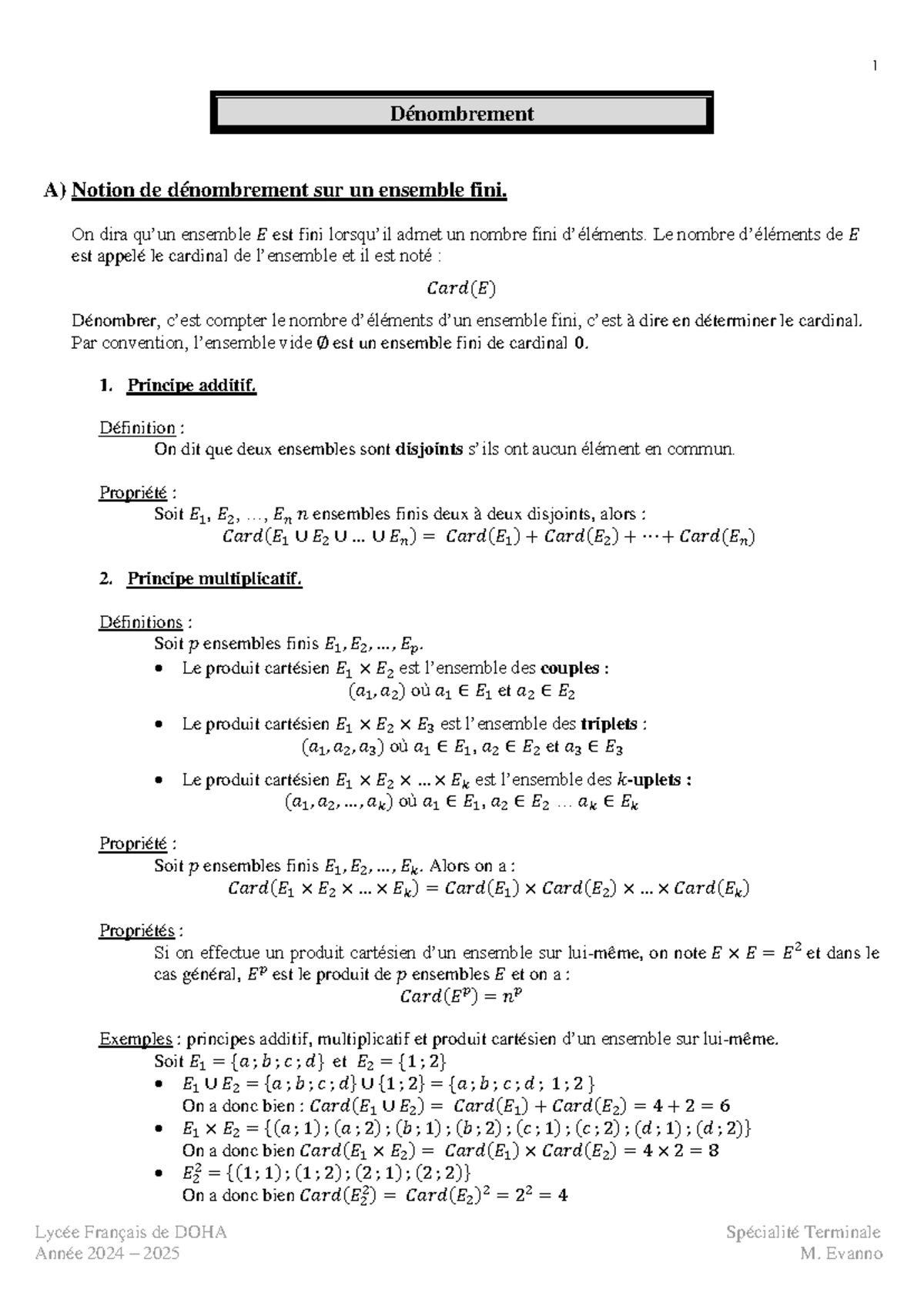8.+Compl%C3%A9ments+sur+les+nombres+complexes - Lycée Français de DOHA ...