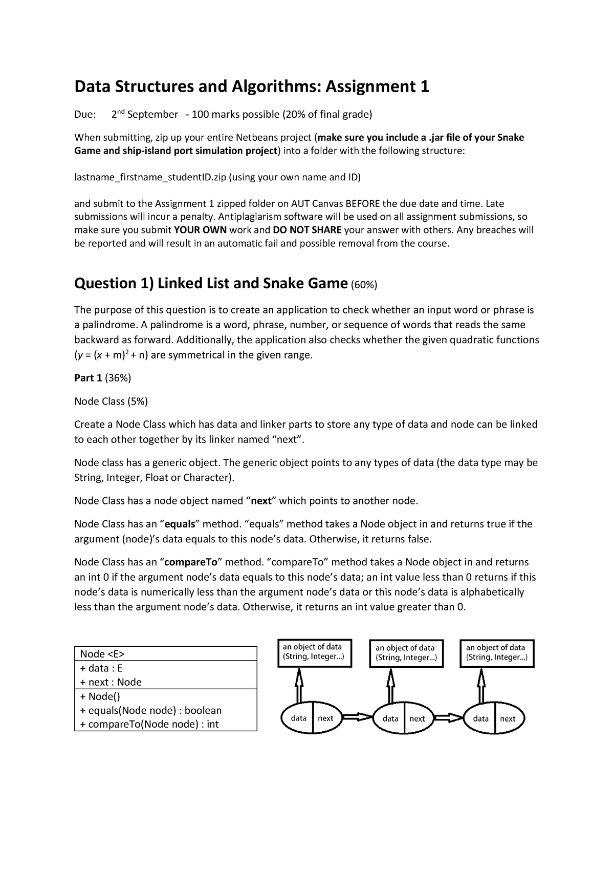 data structures assignments rutgers