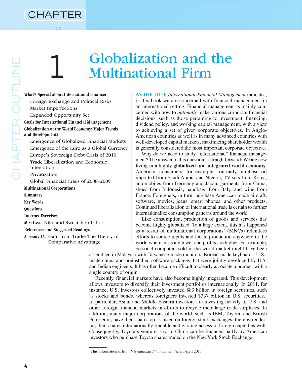 Chapter 1 Globalization And The Multinational Firm - FIN 441 - Western ...