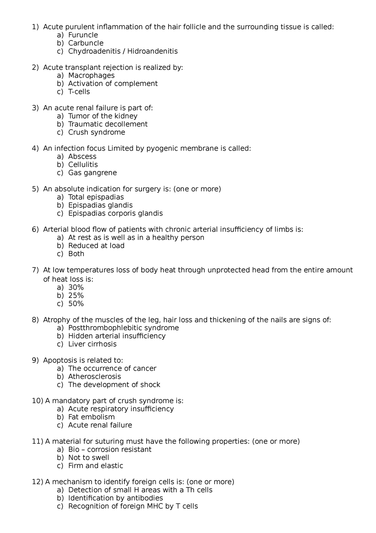 Valid Test MCQS Experience