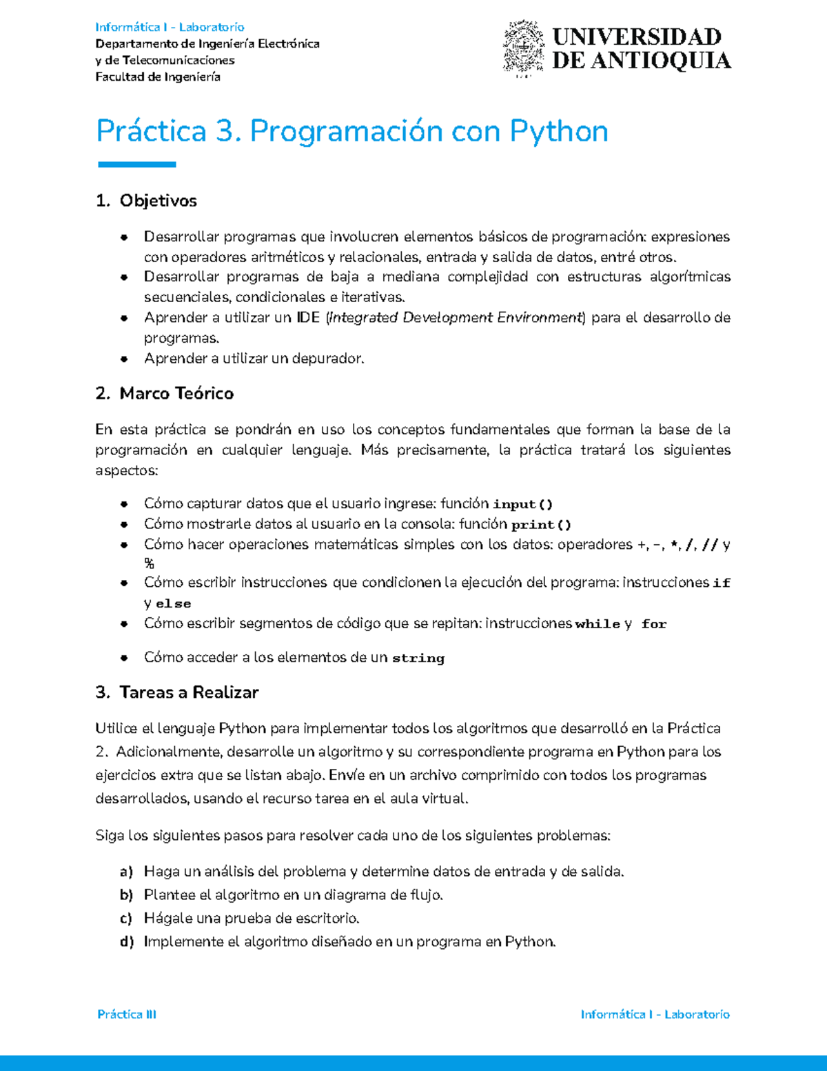 Guía Lab 3 - Programación Python 2024-2 - Informática I - Laboratorio ...