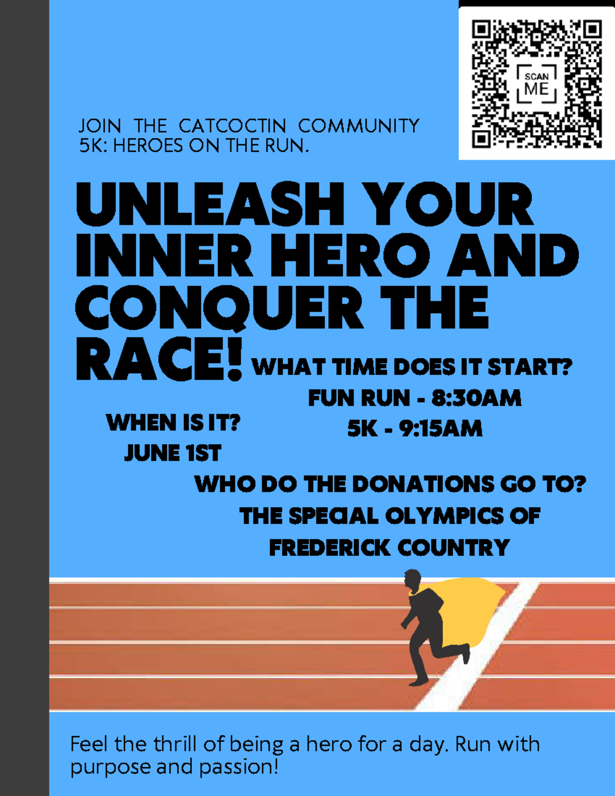 5K FUN RUN FOR Catoctin - yay - UNLEASH YOUR INNER HERO AND CONQUER THE ...