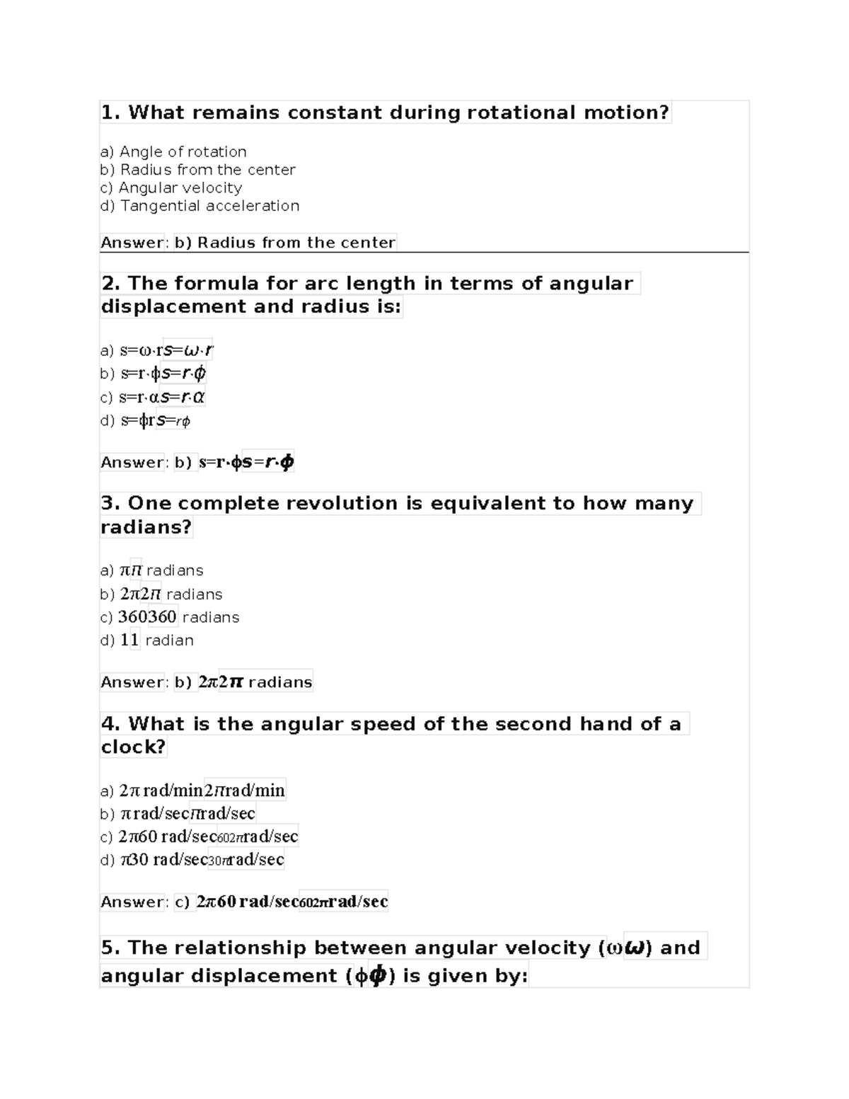 Lec 11 mcqs 063251 - hsshshs - What remains constant during rotational ...