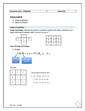 Exam 2019 - Exam 2019 - Computer Vision - Studocu