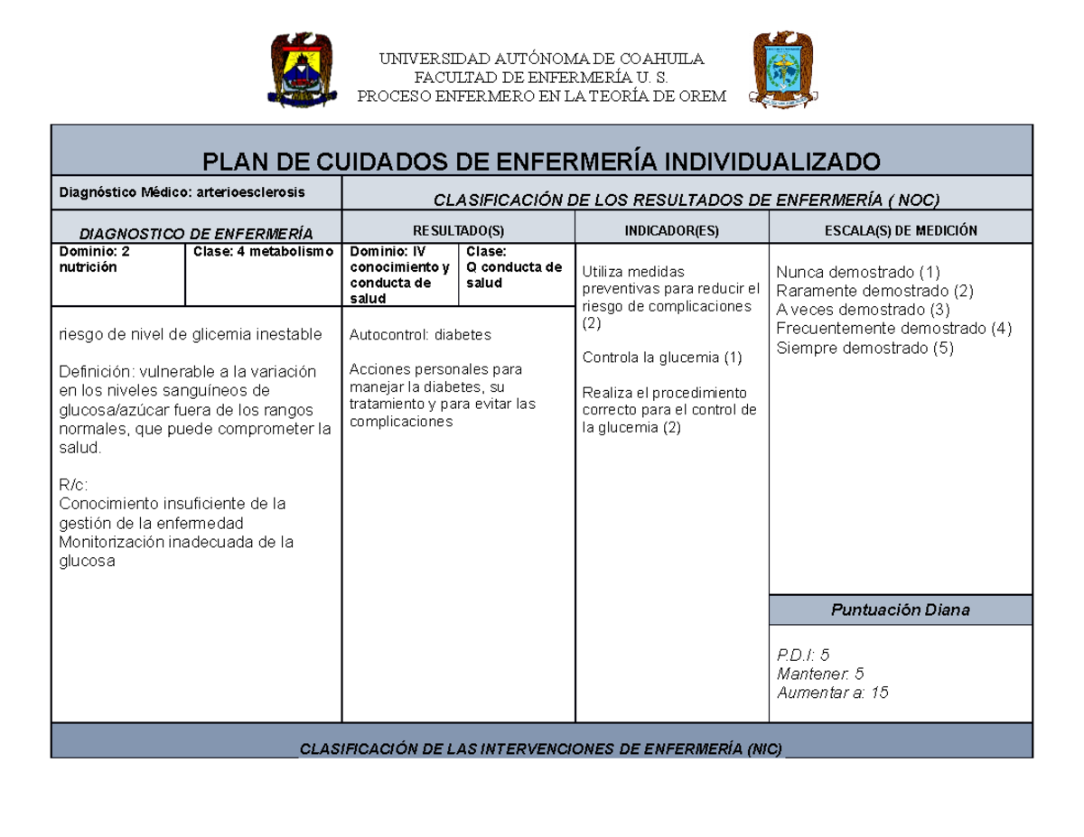 Planes de Cuidados de Enfermeria 7a