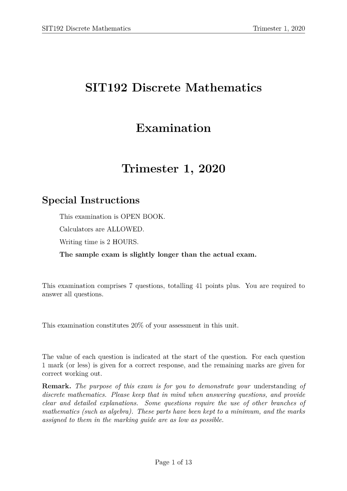 sample-practice-exam-answers-sit192-discrete-mathematics-examination