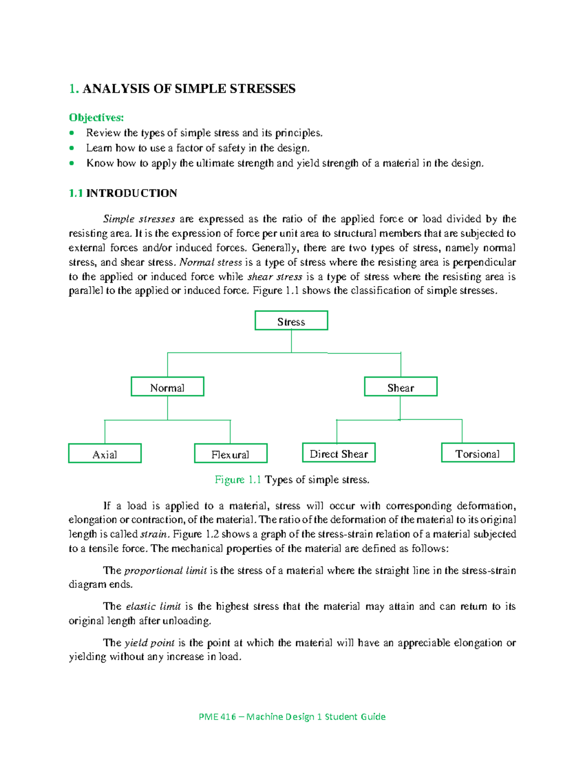 analysis-of-simple-stresss-1-analysis-of-simple-stresses-objectives