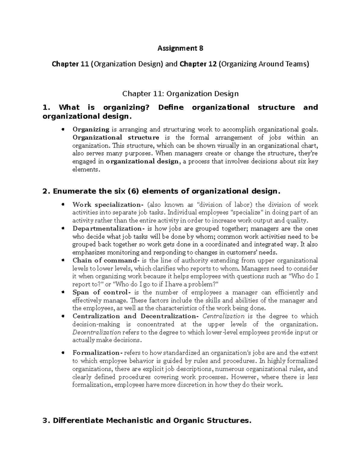 assignment 8 business planning instructions