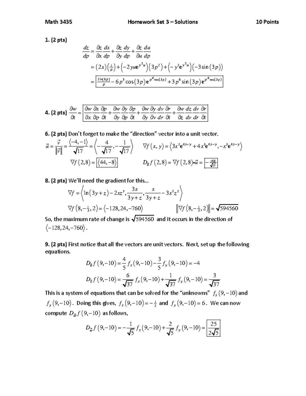 Hw 03 Fall 16 Answers Math 3435 Studocu