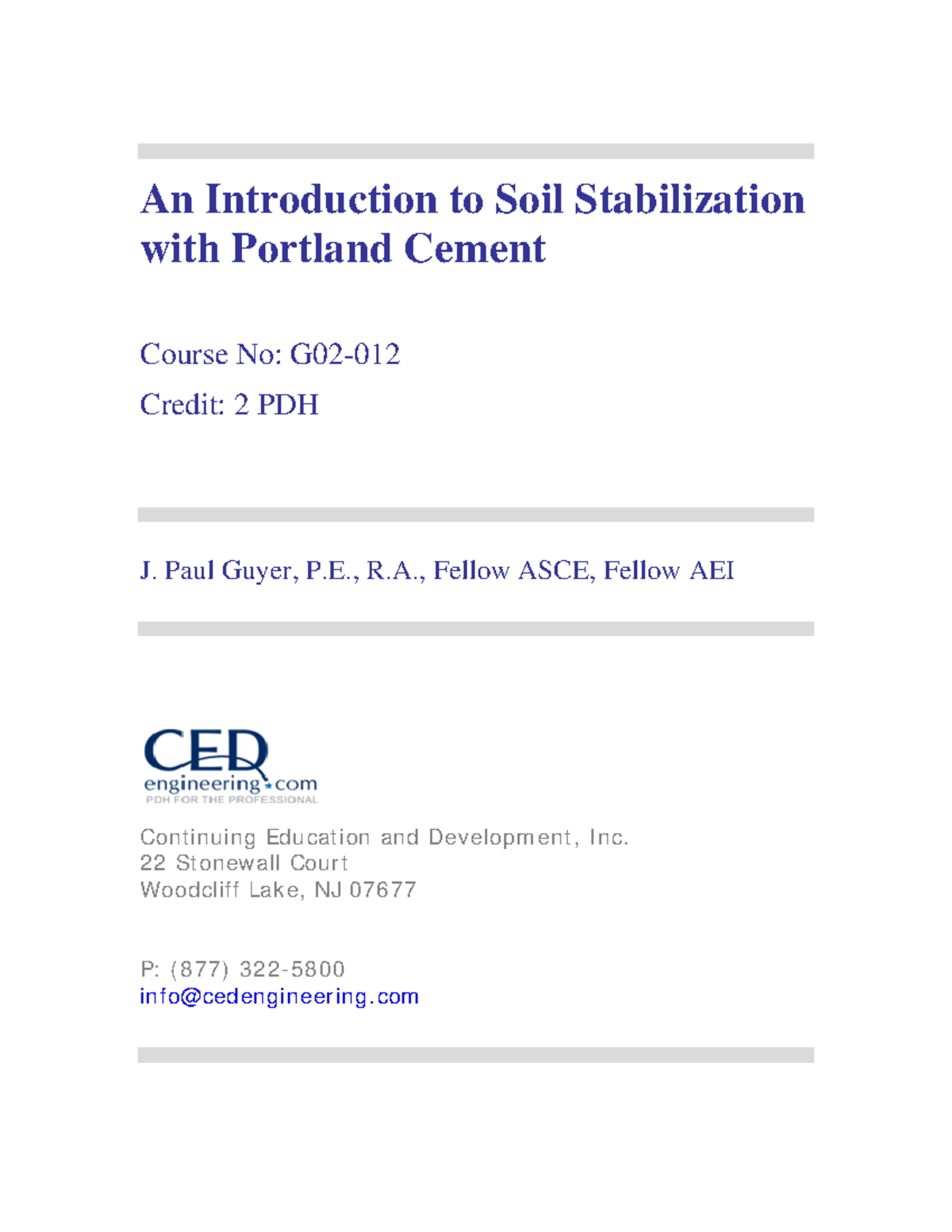 An Introduction to Soil Stabilization with Portland Cement R1 - An ...
