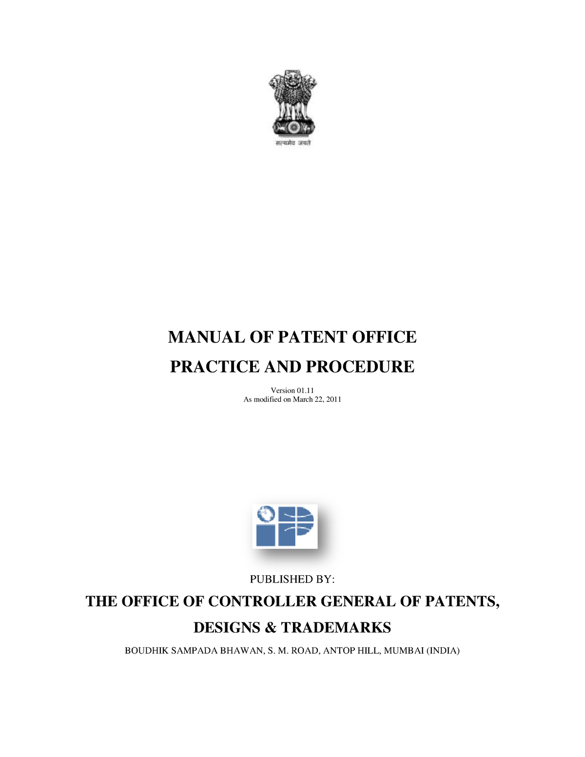 manual of patent practice assignment