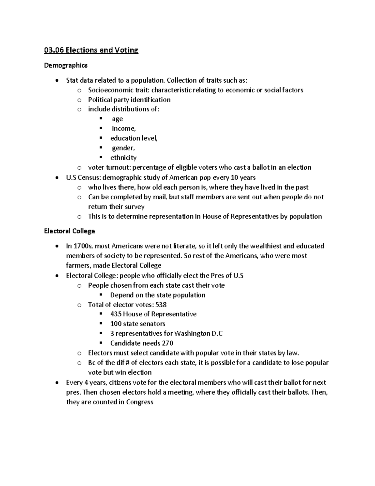 Elections And Voting U.S Gov - 03 Elections And Voting Demographics ...