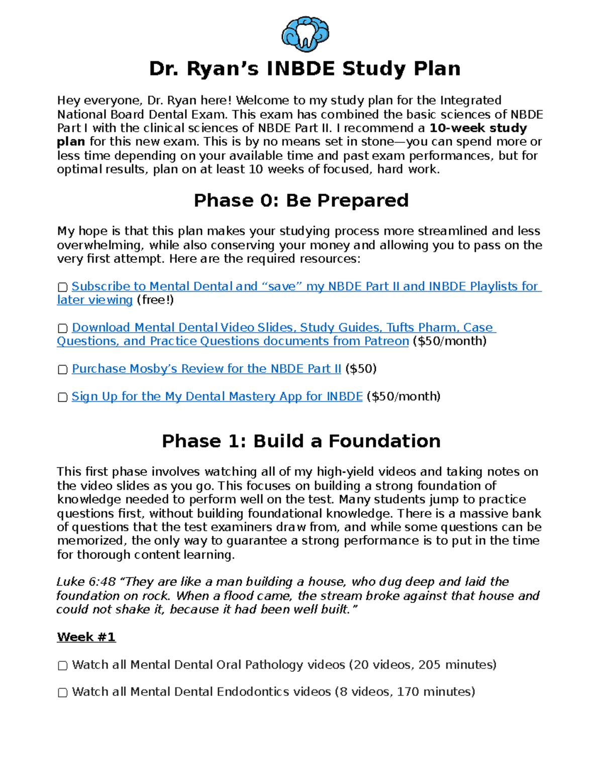 Study strategies - Studies of dental INBDE in relation to public health ...