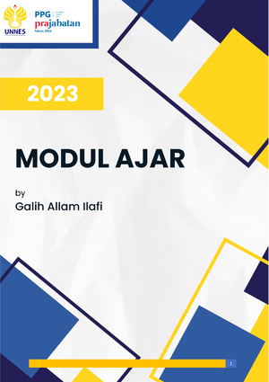 Modul Ajar VII (Teks Prosedur) - MODUL AJAR (MA) Domain/ Topik : Teks