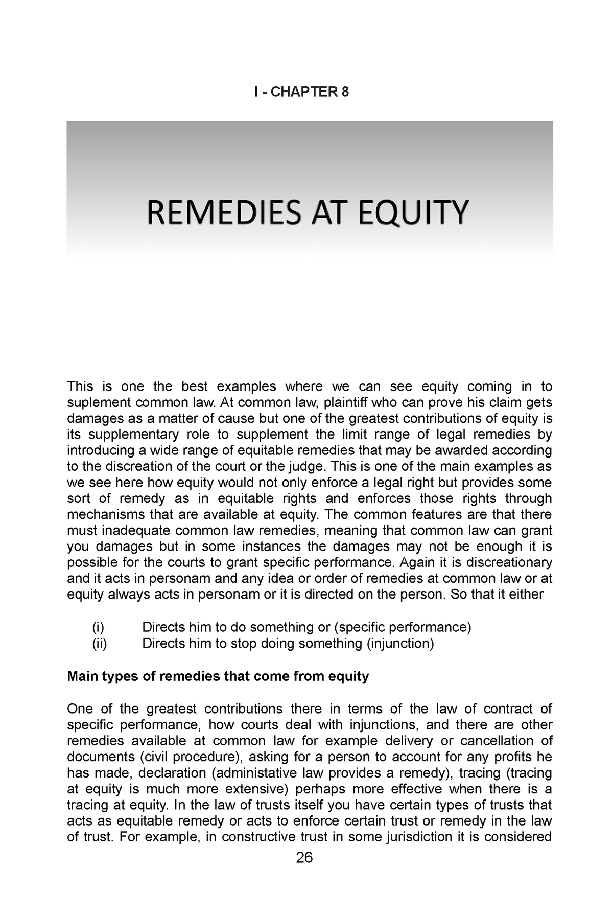 equitable-remedies-specific-performance-and-injunction-i-chapter-8