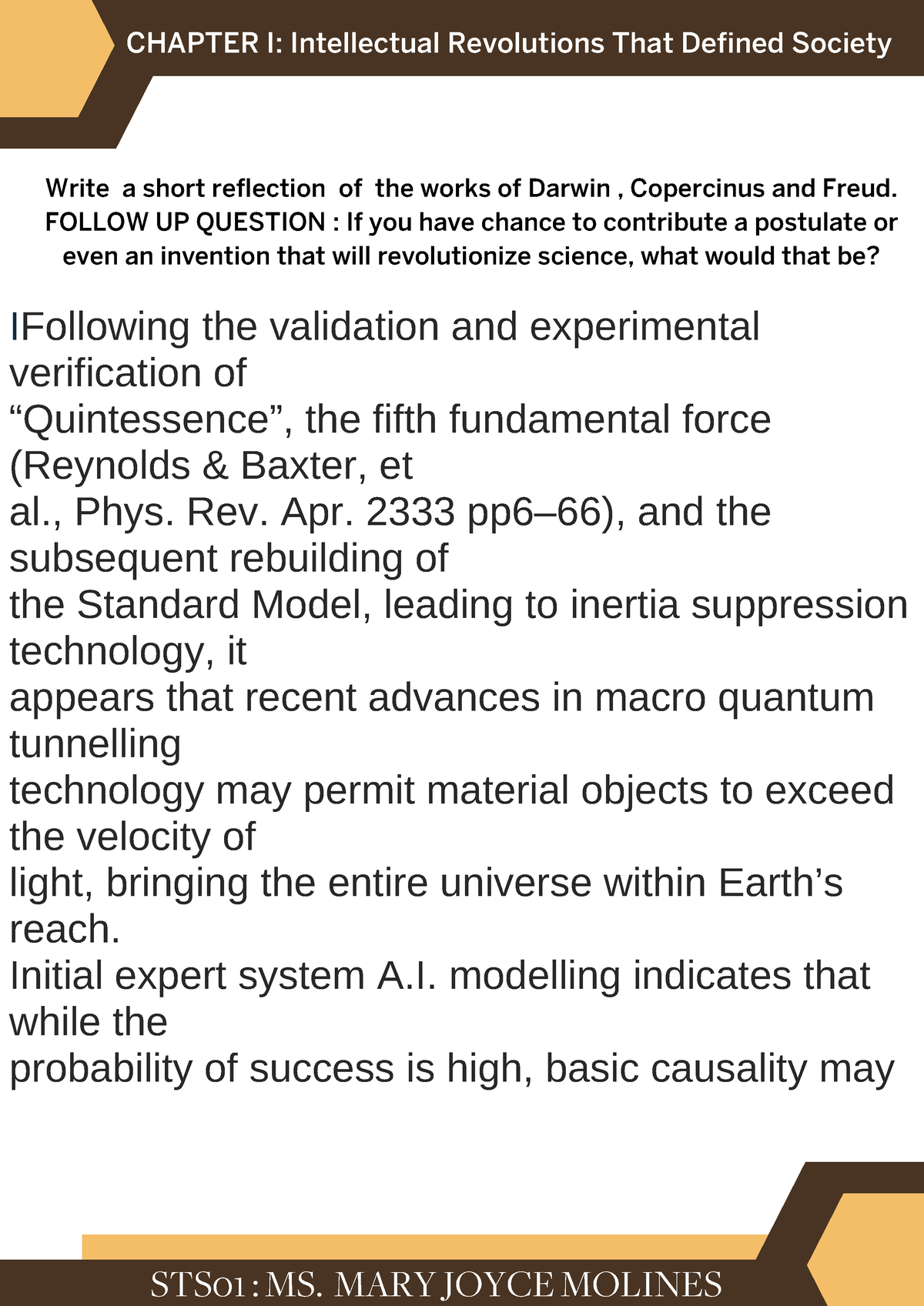 ACT1 STS - 2qq2 - Criminology - CHAPTER I: Intellectual Revolutions ...