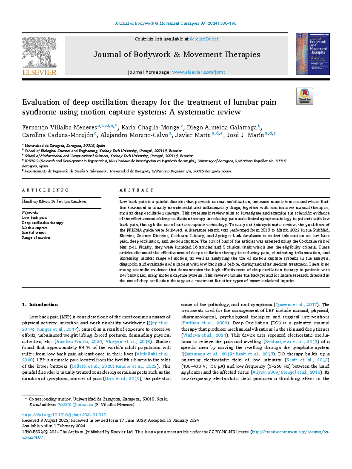 Evaluation of deep oscillation therapy for the tre - Journal of ...
