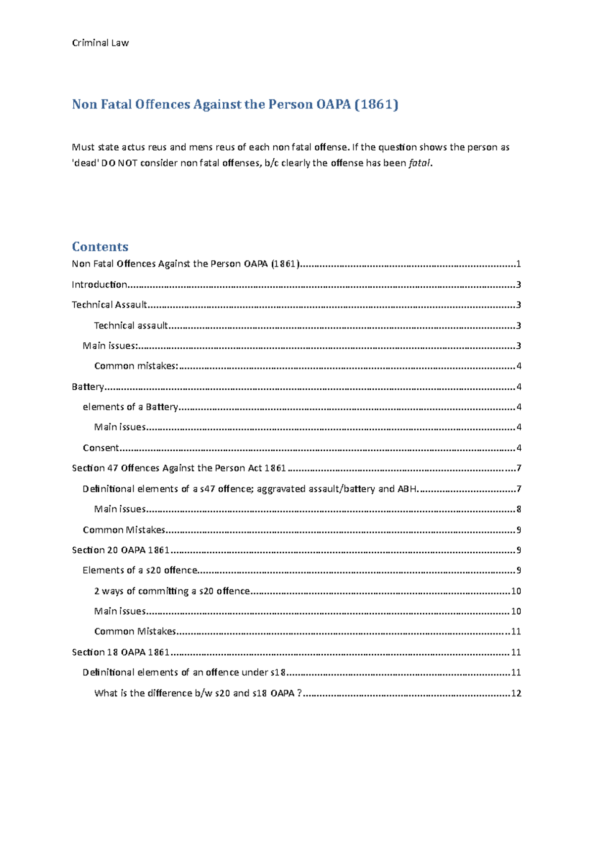 non-fatal-offences-against-the-person-oapa-if-the-question-shows-the