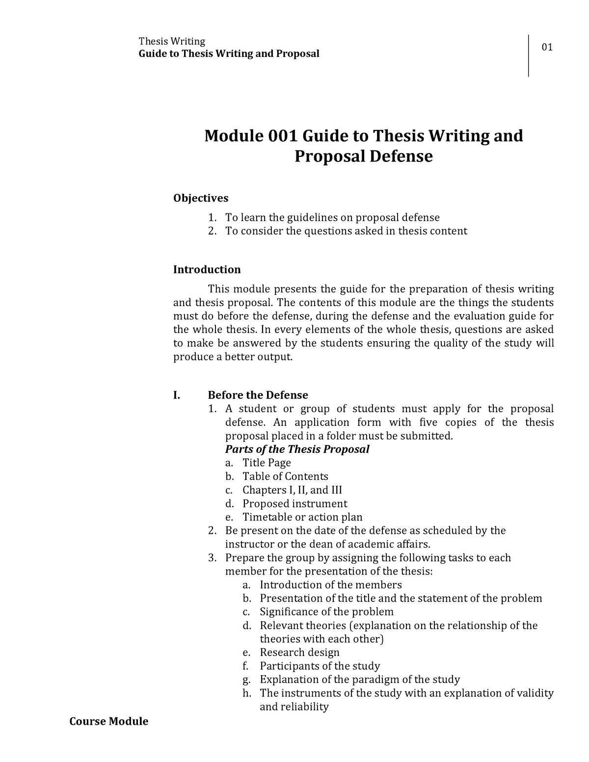 academic writing in thesis