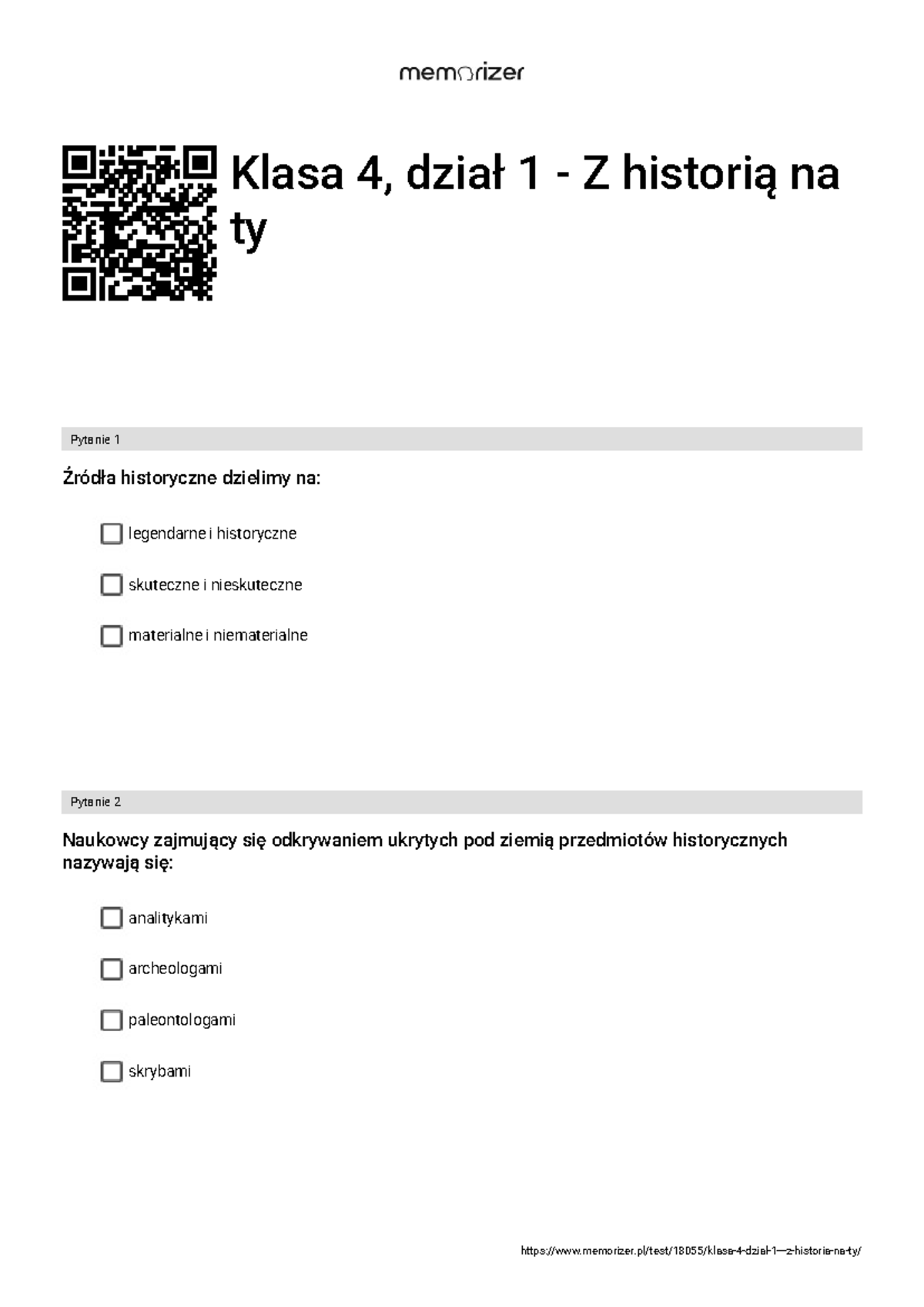 Inbound 522016 5799047003528 - Klasa 4, dział 1 - Z historią na ty