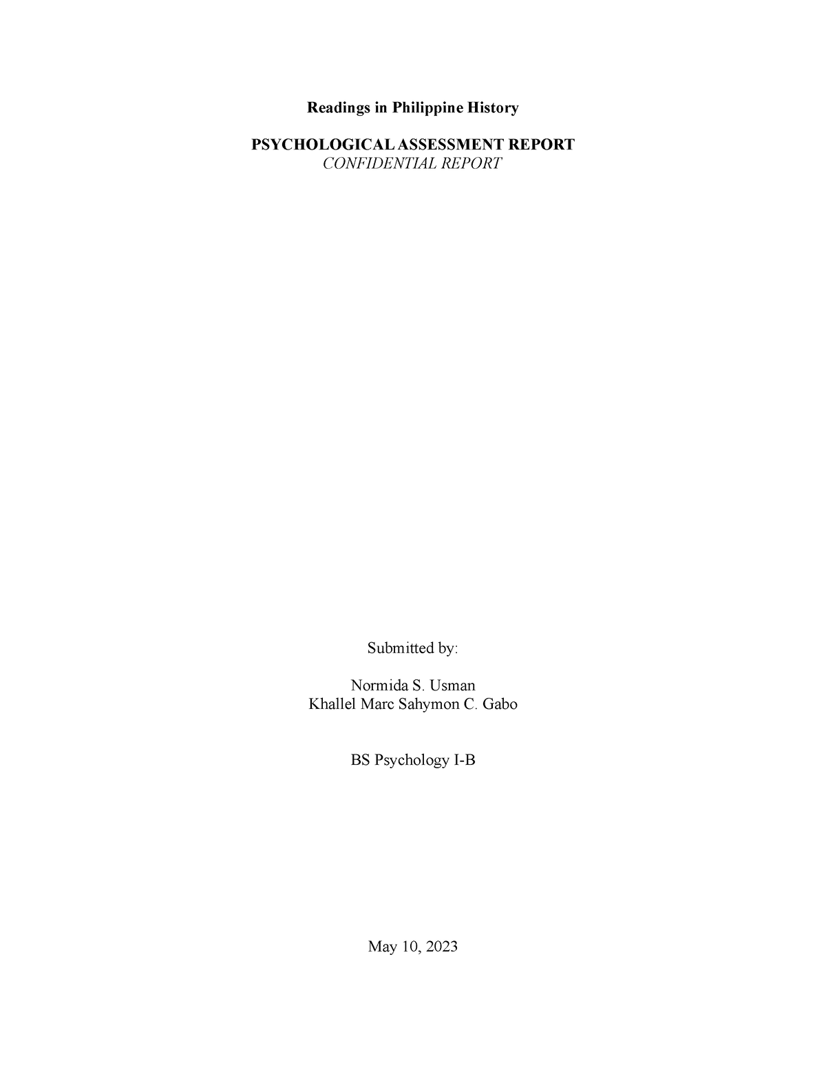 psychological-assessment-report-readings-in-philippine-history